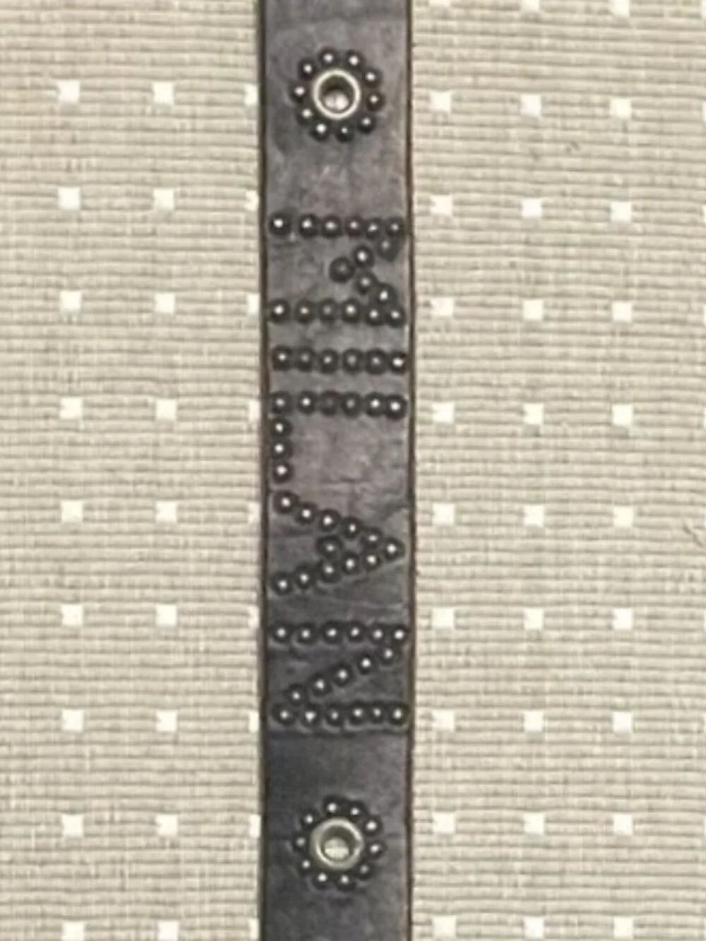 Jeff Gallea Paris Black Studded Leather 